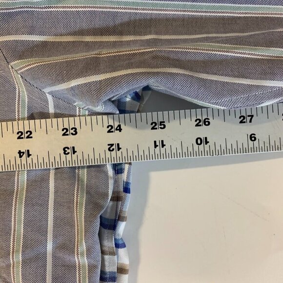 Land's End Men's Supima No Iron Oxford (Lot of 2) Button Up Shirts Size 16.5 - Picture 11 of 12